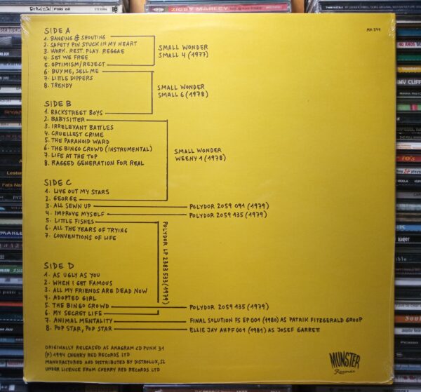 LP Patrik Fitzgerald - Safety Pin Stuck In My Heart 1994 Reed 2014 (Novo/Lacrado) - Image 2