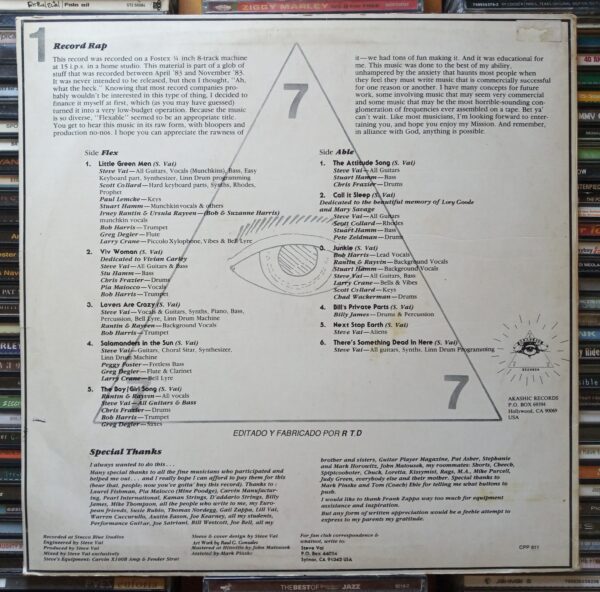 LP Steve Vai - Flex-Able 1984 REED. 1990 - Image 2