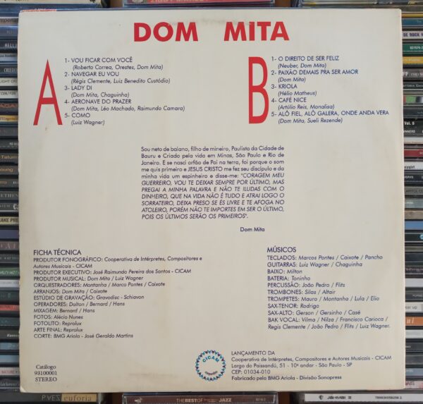LP Dom Mita - O Direito De Ser Feliz 1993 - Image 2