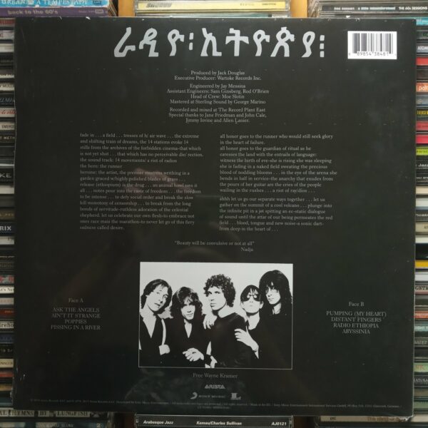LP Patti Smith Group – Radio Ethiopia 1976 REED. 2017 (Novo/Lacrado) - Image 2