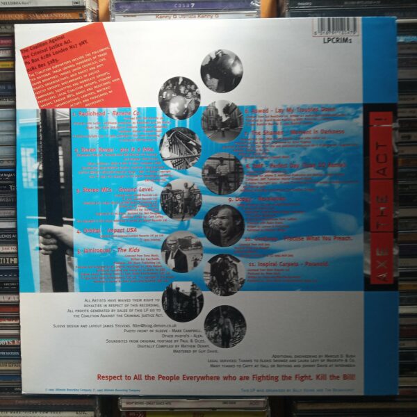 LP Various – Criminal Justice! (Axe The Act) 1995 - Image 2